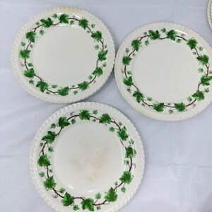 Harker Pottery Royal Gadroon Mixed Plate Lot 8pc Grape Ivy Scalloped 9.25in USA